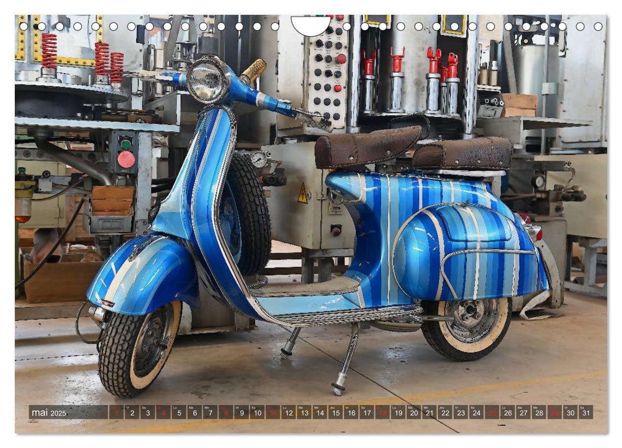 Bild: 9781325942589 | La Vespa en Cartoon (Calendrier mural 2025 DIN A4 vertical),...