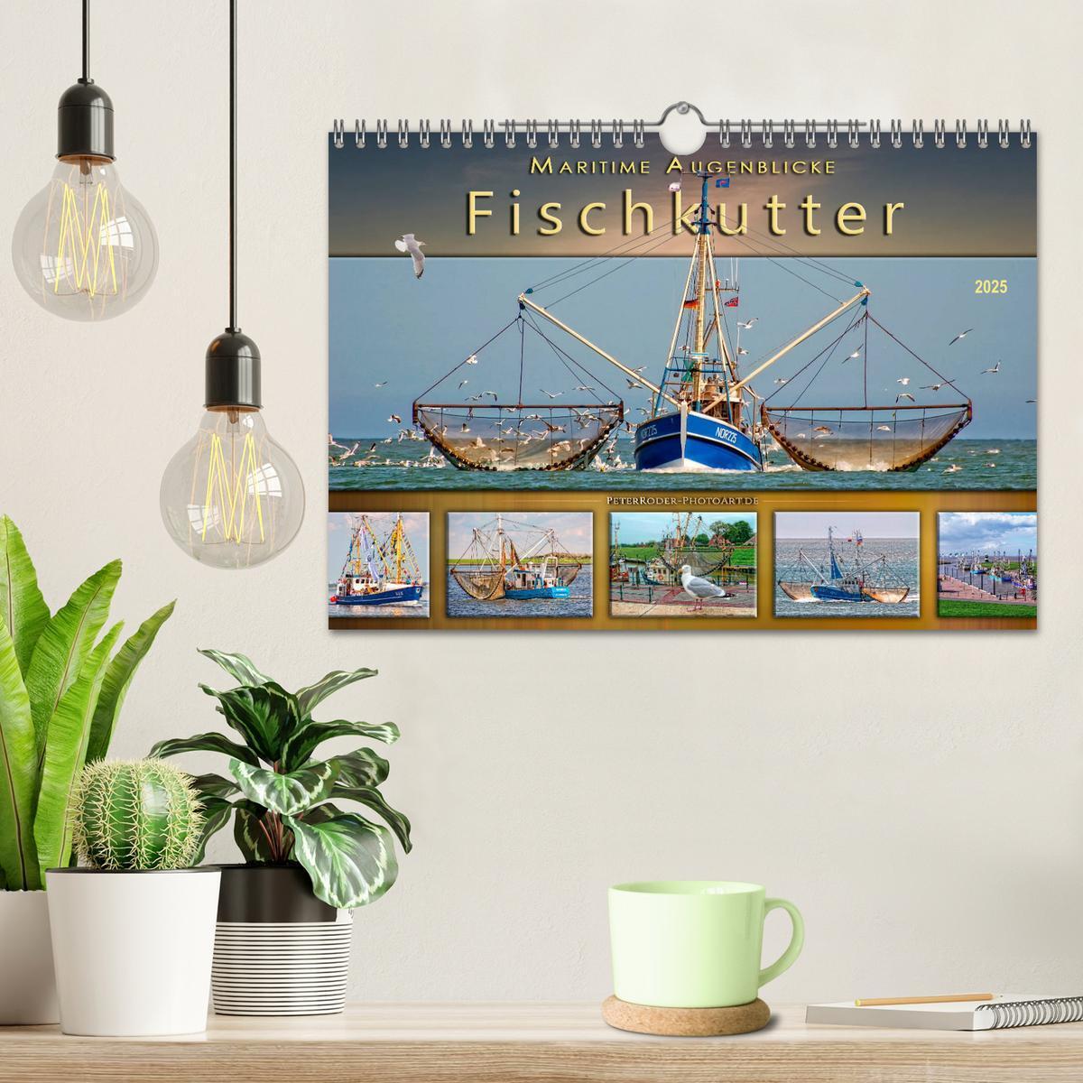 Bild: 9783435384020 | Maritime Augenblicke - Fischkutter (Wandkalender 2025 DIN A4 quer),...