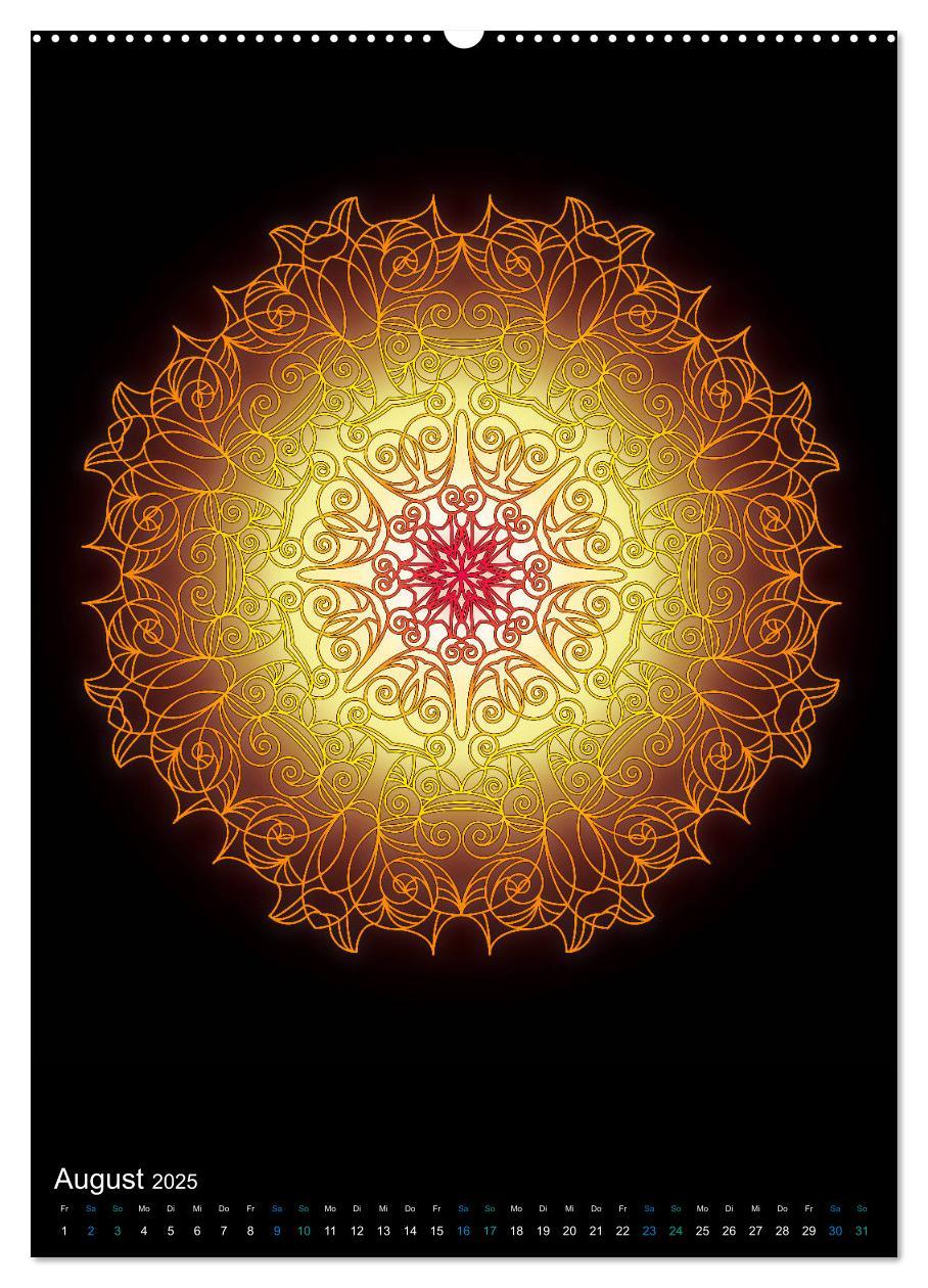 Bild: 9783435952410 | Mandala-Kalender 2025 (Wandkalender 2025 DIN A2 hoch), CALVENDO...