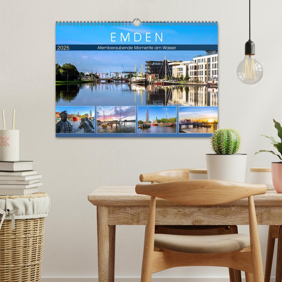 Bild: 9783435168286 | EMDEN Atemberaubende Momente am Wasser (Wandkalender 2025 DIN A3...