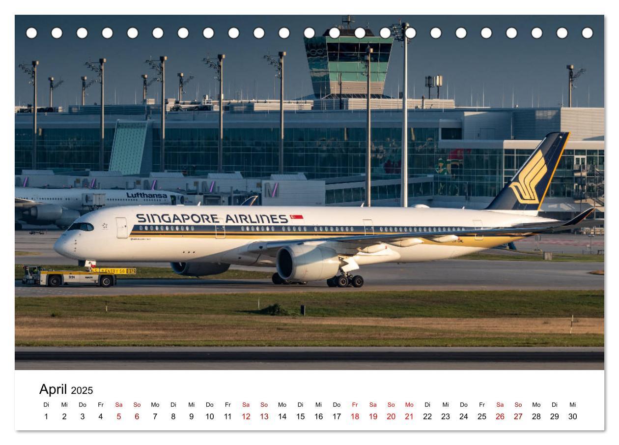 Bild: 9783435173211 | Planespotting am Flughafen München (Tischkalender 2025 DIN A5...