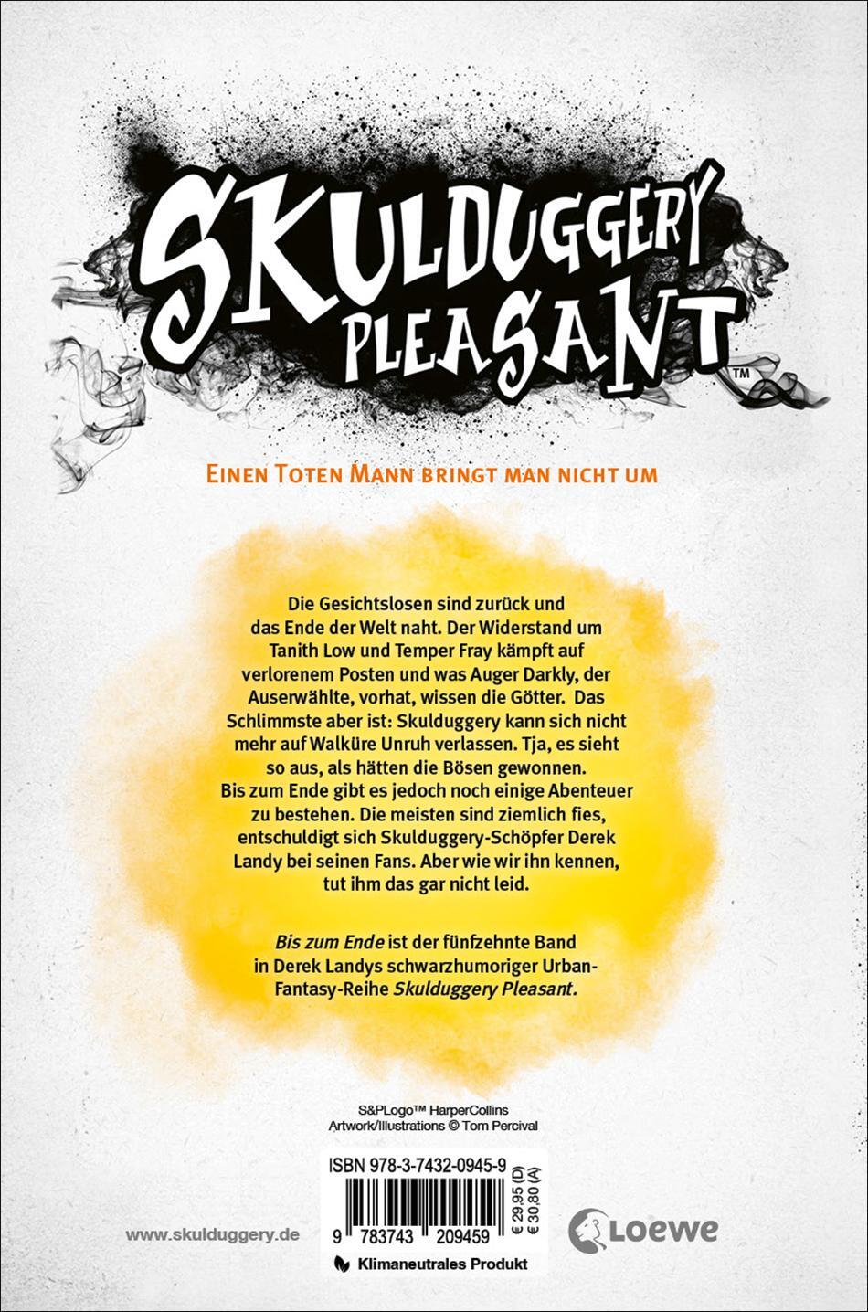 Rückseite: 9783743209459 | Skulduggery Pleasant (Band 15) - Bis zum Ende | Derek Landy | Buch