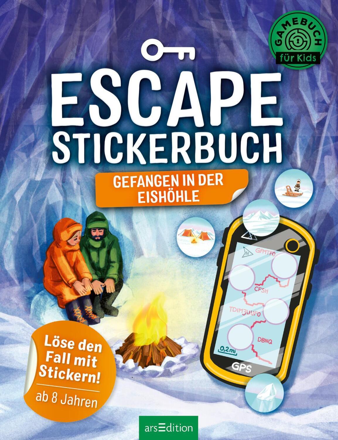 Bild: 9783845848686 | Escape-Stickerbuch - Gefangen in der Eishöhle | Philip Kiefer | Buch