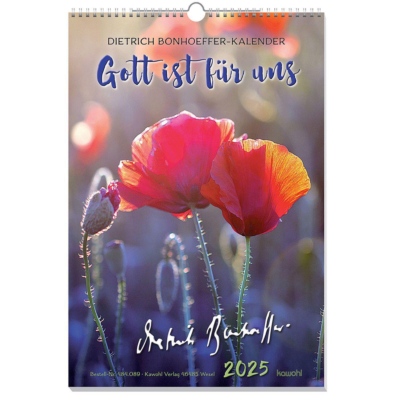 Cover: 9783754808955 | Gott ist für uns 2025 | Dietrich Bonhoeffer | Kalender | 14 S. | 2025