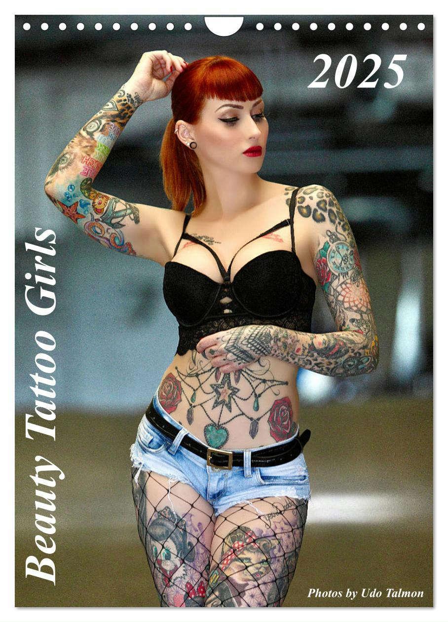 Cover: 9783435858484 | Beauty Tattoo Girls 2025 (Wandkalender 2025 DIN A4 hoch), CALVENDO...