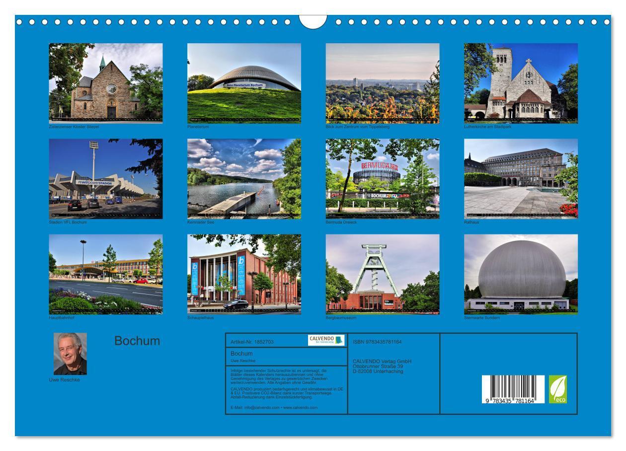 Bild: 9783435781164 | Bochum (Wandkalender 2025 DIN A3 quer), CALVENDO Monatskalender | 2025