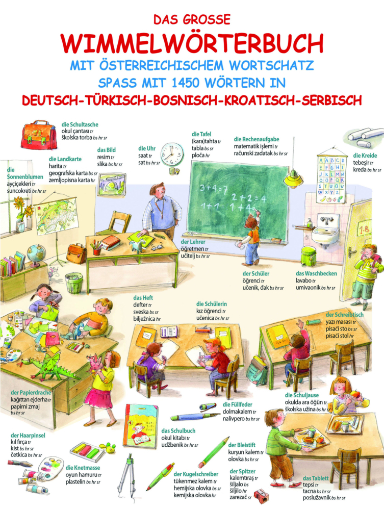 Cover: 9783700443490 | Das große Wimmelwörterbuch mit österreichischem Wortschatz | Buch