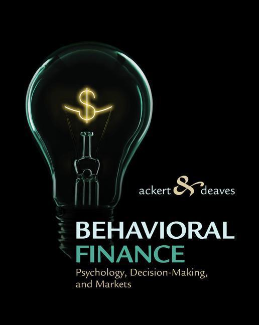 Cover: 9780324661170 | Behavioral Finance | Psychology, Decision-Making, and Markets | Buch