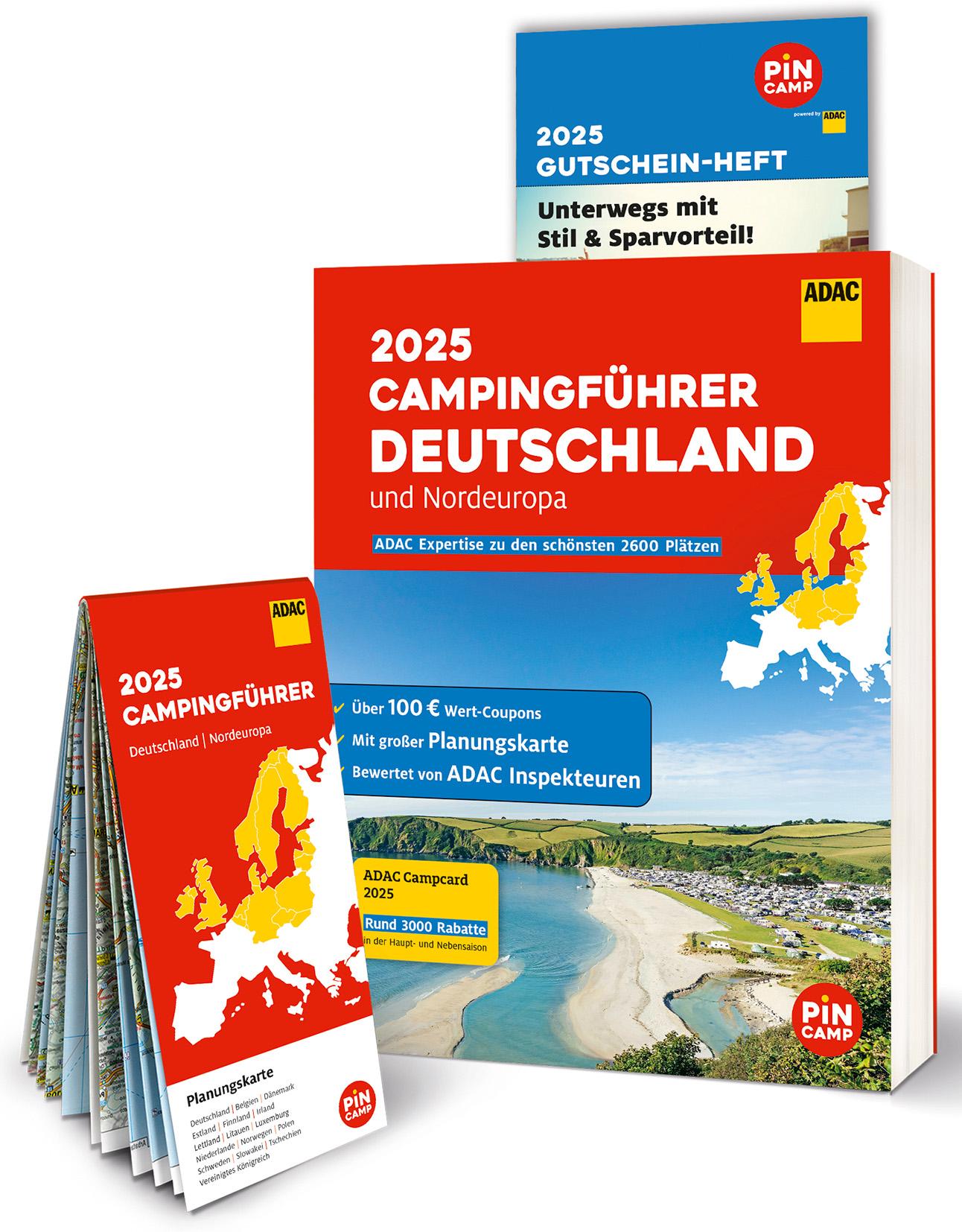 Cover: 9783986451370 | ADAC Campingführer Deutschland/Nordeuropa 2025 | Taschenbuch | 952 S.