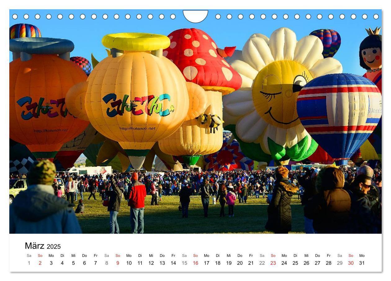 Bild: 9783435468782 | Balloon Fiesta New Mexico (Wandkalender 2025 DIN A4 quer), CALVENDO...