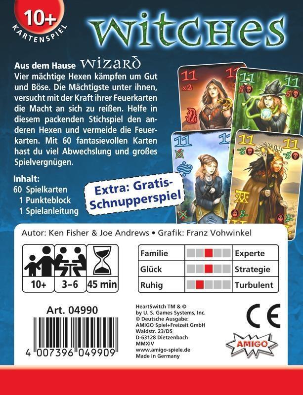 Bild: 4007396049909 | Witches | AMIGO - Kartenspiel | Ken Fisher | Spiel | Brettspiel | 2014