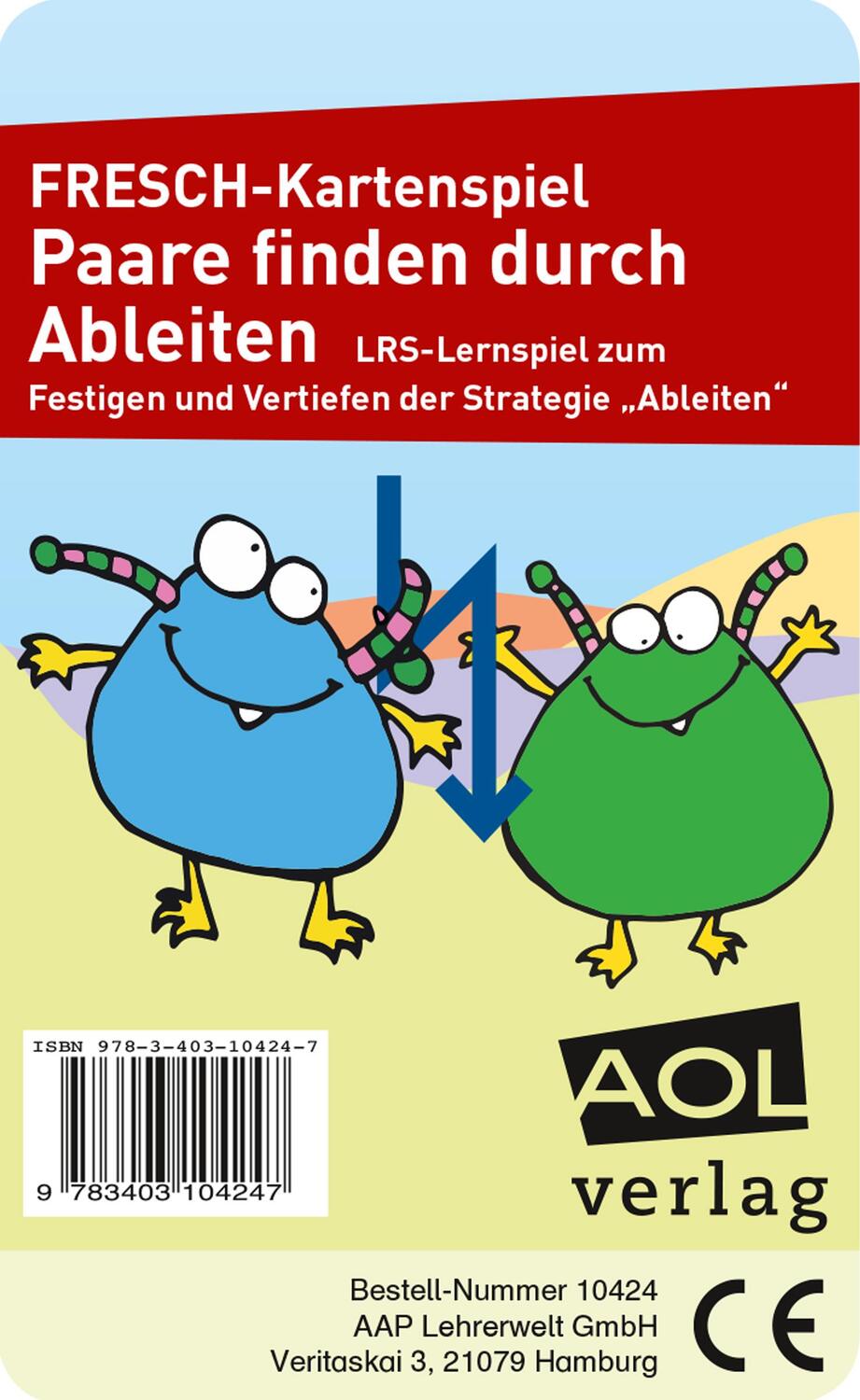 Cover: 9783403104247 | FRESCH-Kartenspiel: Paare finden durch Ableiten | Corinne Zimmermann