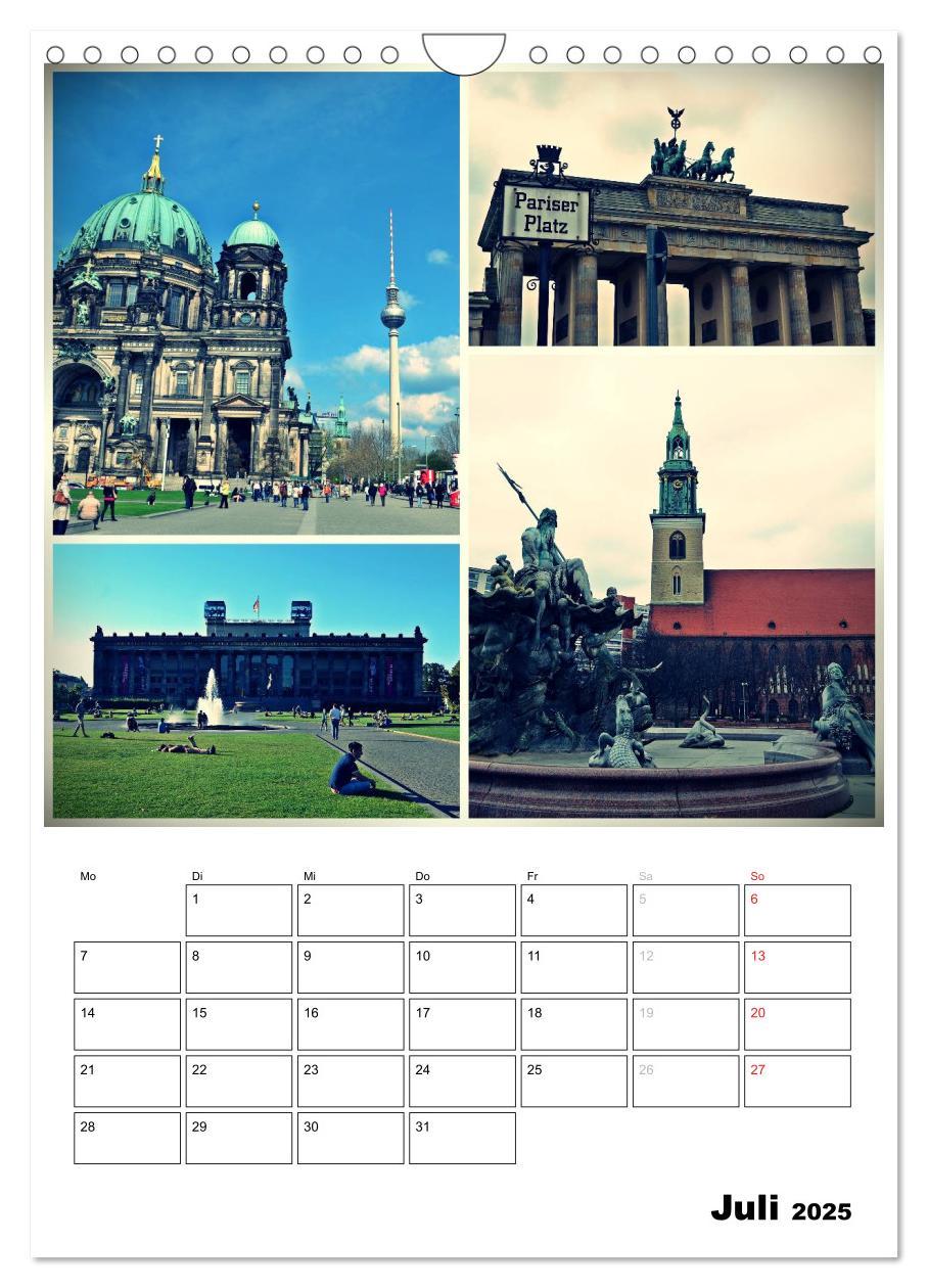 Bild: 9783457066386 | BERLIN / Planer (Wandkalender 2025 DIN A4 hoch), CALVENDO...