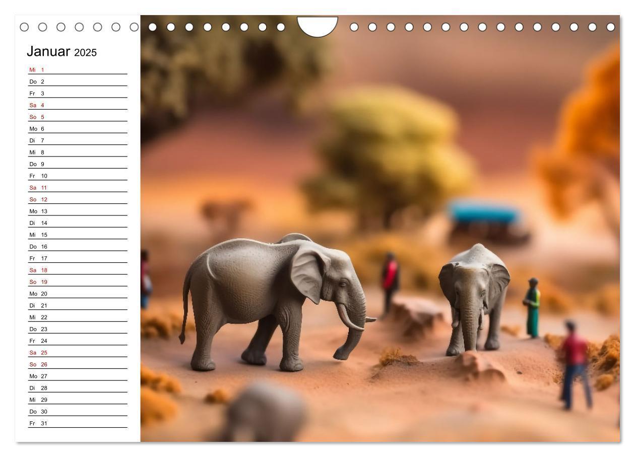 Bild: 9783383866463 | Miniatur Weltreise (Wandkalender 2025 DIN A4 quer), CALVENDO...