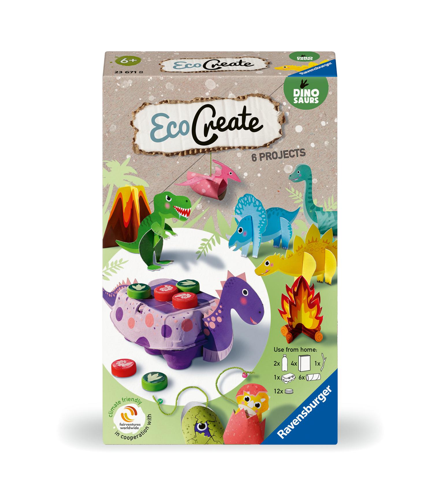 Cover: 4005556236718 | Ravensburger EcoCreate 23671 - Brüllende Dinosaurier - DIY...