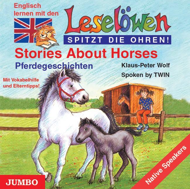 Cover: 9783895929472 | Leselöwen spitzt die Ohren. Stories about horses. CD | Wolf | Audio-CD