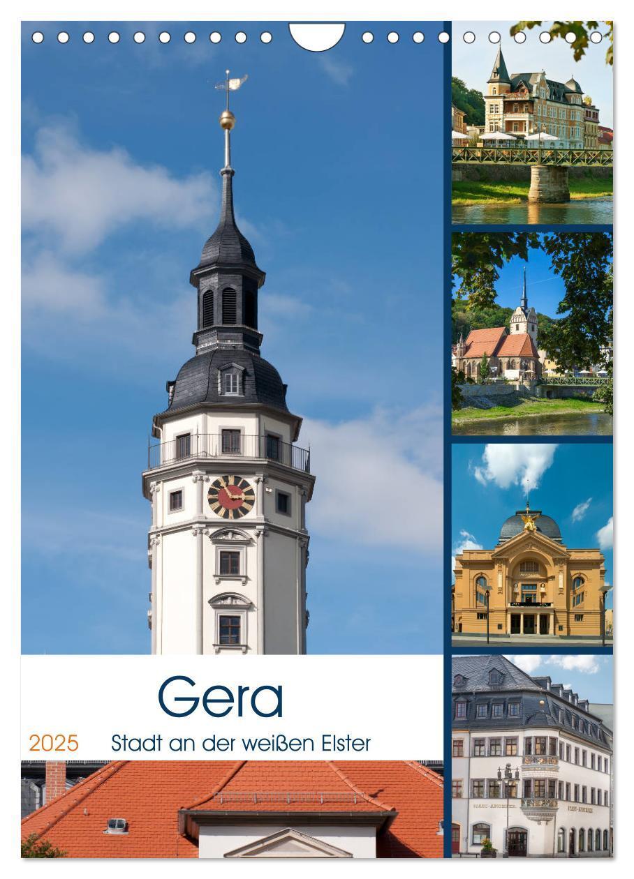 Cover: 9783435942282 | Gera - Stadt an der weißen Elster (Wandkalender 2025 DIN A4 hoch),...