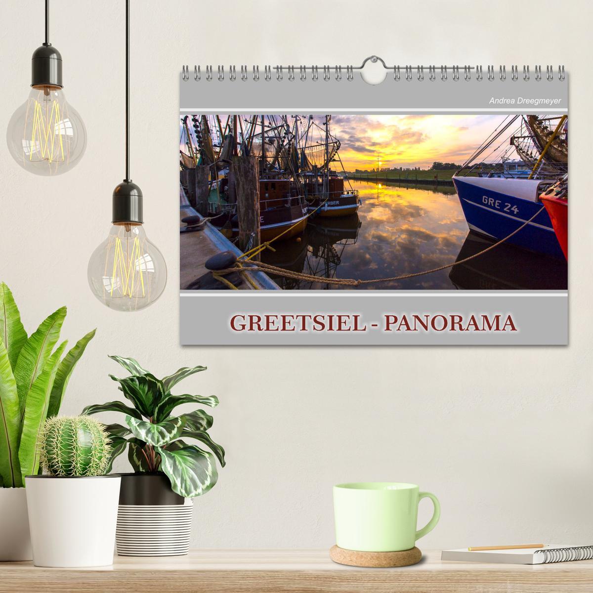 Bild: 9783435417568 | Greetsiel-Panorama (Wandkalender 2025 DIN A4 quer), CALVENDO...