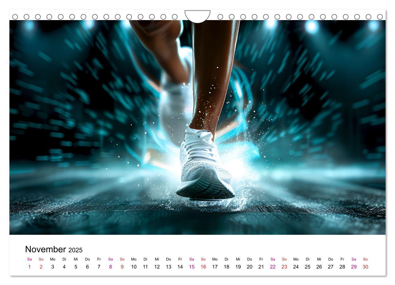 Bild: 9783457185230 | Sport Art (Wandkalender 2025 DIN A4 quer), CALVENDO Monatskalender