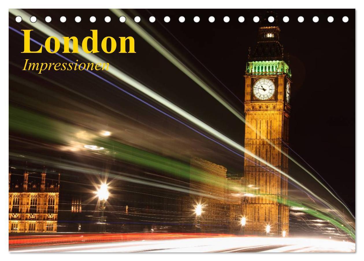 Cover: 9783435739714 | London ¿ Impressionen (Tischkalender 2025 DIN A5 quer), CALVENDO...