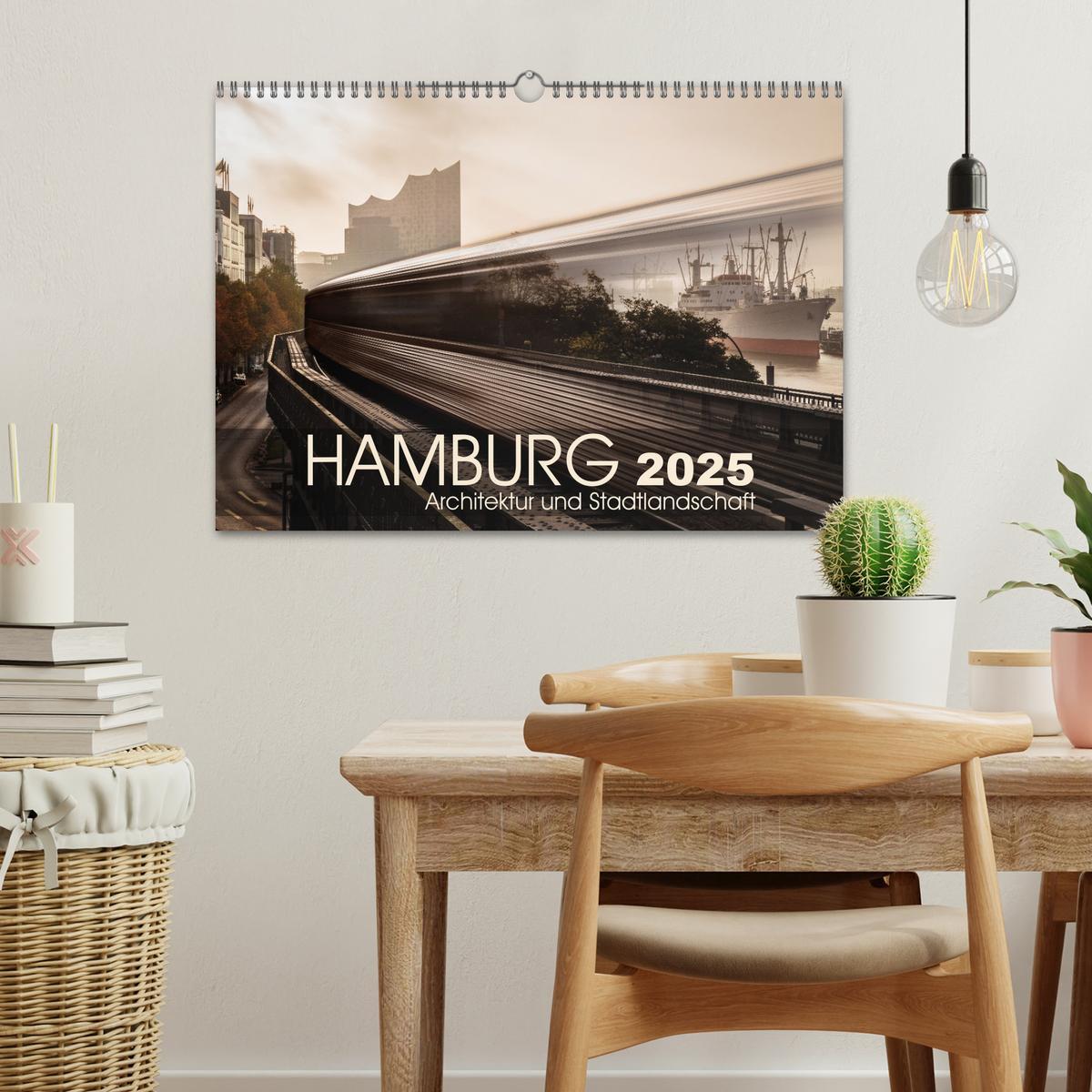 Bild: 9783435044443 | Hamburg Architektur und Stadtlandschaft (Wandkalender 2025 DIN A3...