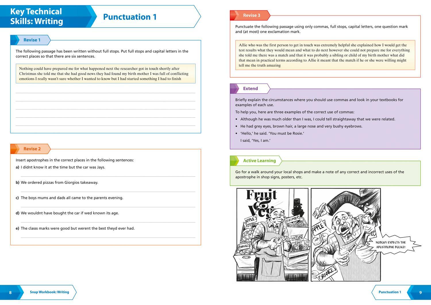 Bild: 9780008355333 | AQA GCSE 9-1 English Language Writing (Papers 1 &amp; 2) Workbook | Gcse