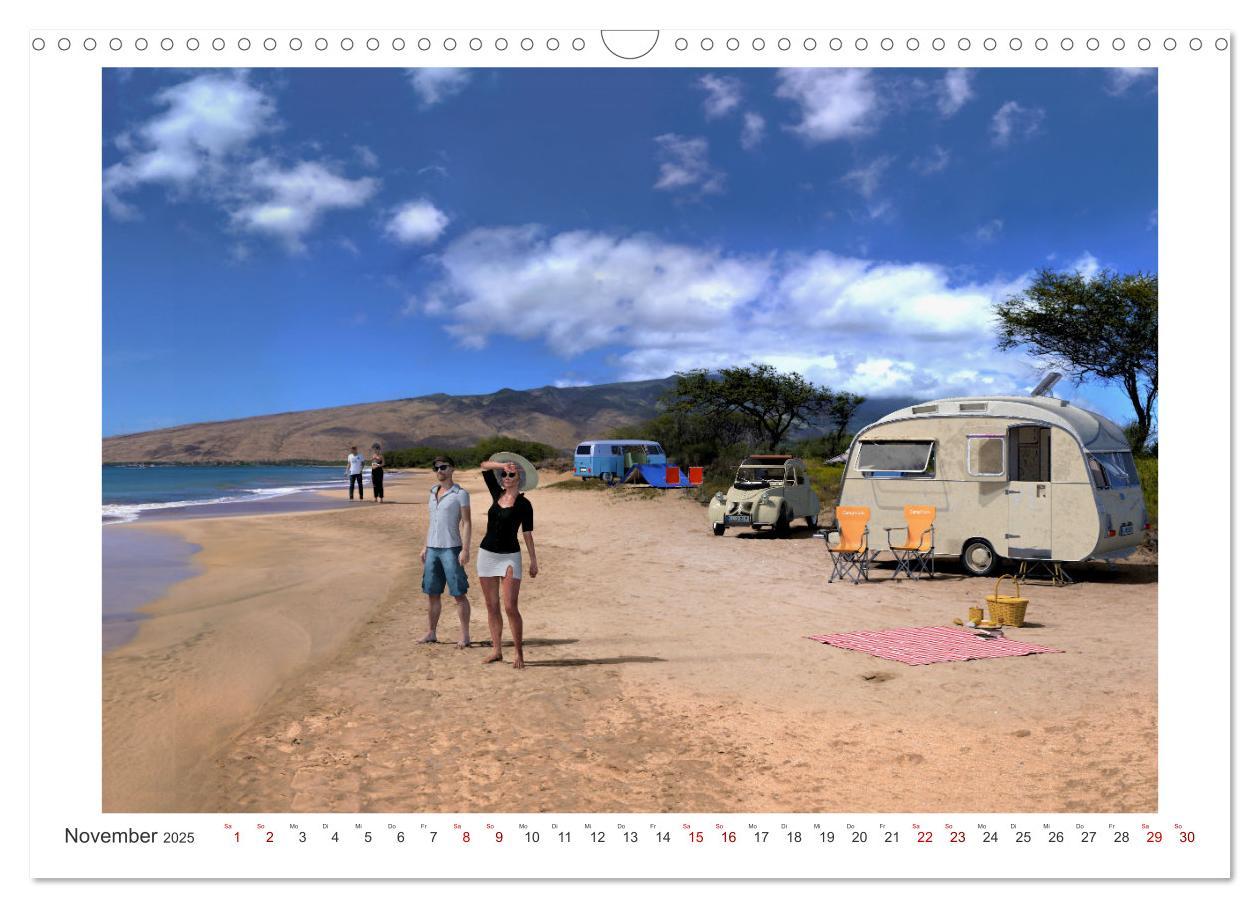 Bild: 9783435069798 | Vintage Caravaning (Wandkalender 2025 DIN A3 quer), CALVENDO...