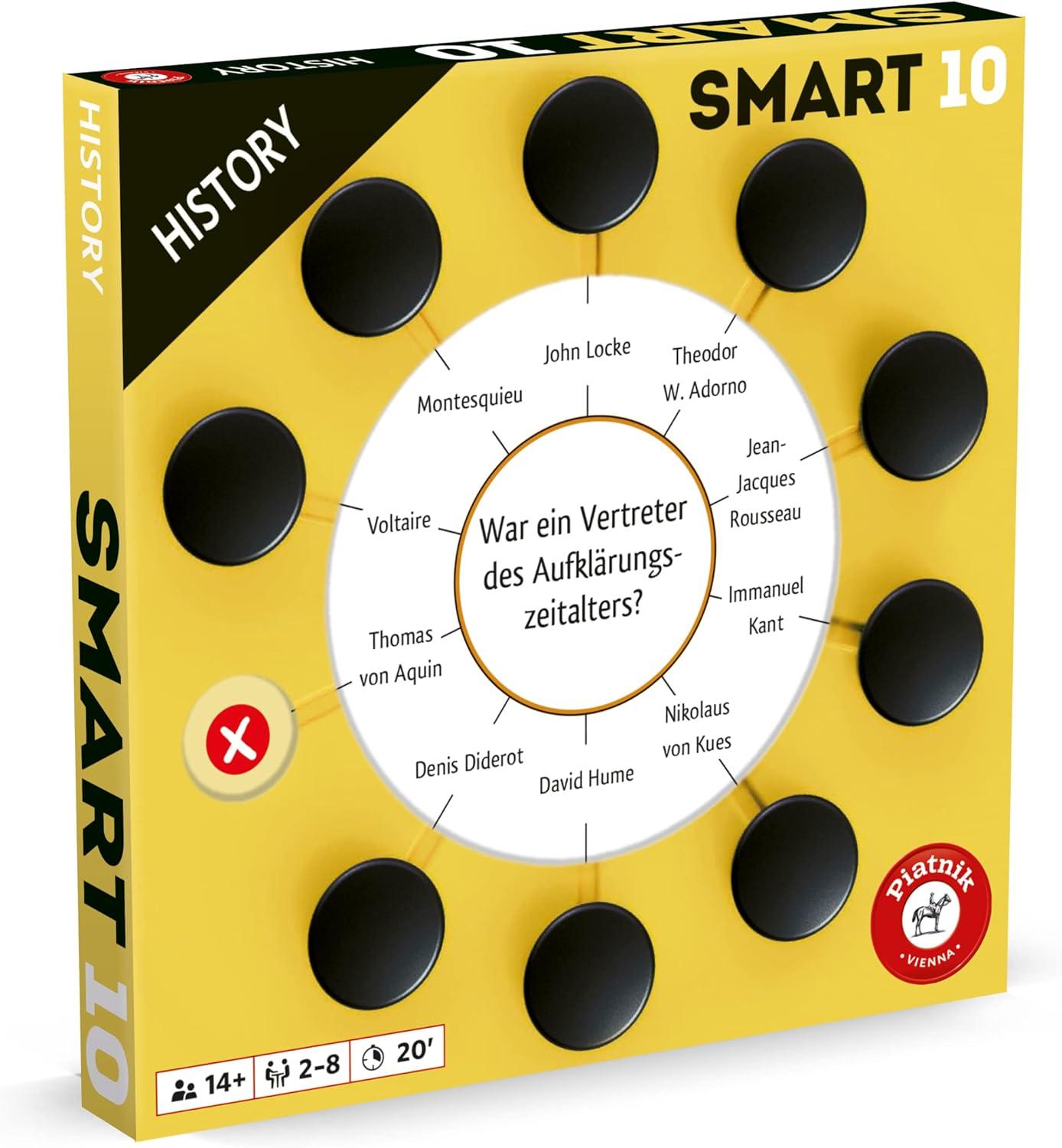 Cover: 9001890724398 | Smart 10 Zusatzfragen-History | Spiel | 7243 | Deutsch | 2022