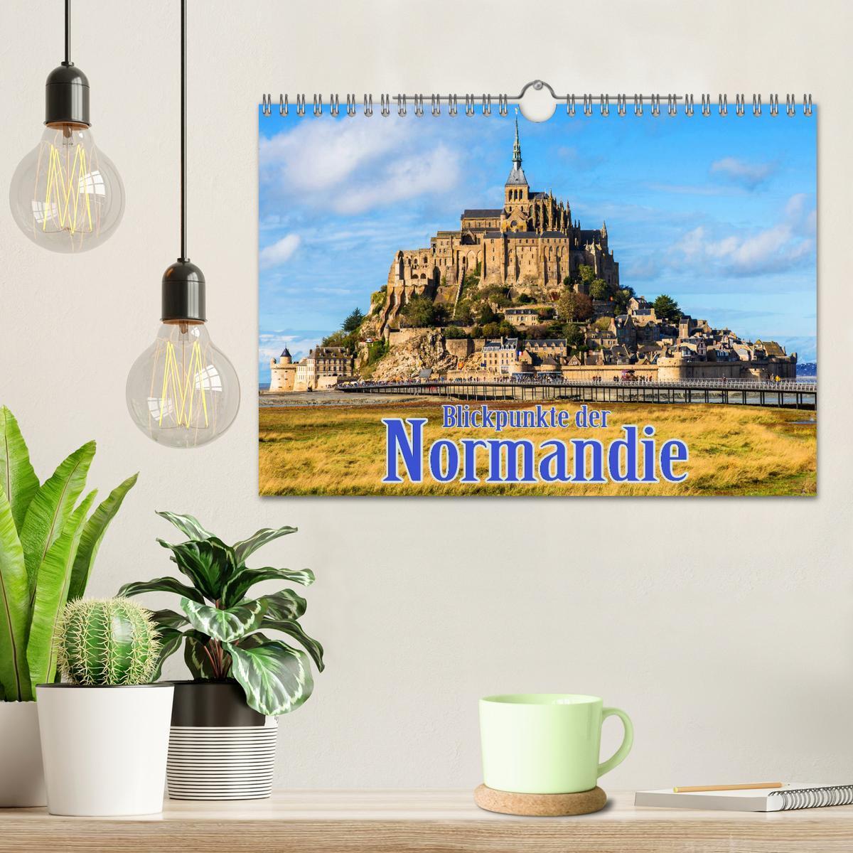 Bild: 9783435172153 | Blickpunkte der Normandie (Wandkalender 2025 DIN A4 quer), CALVENDO...