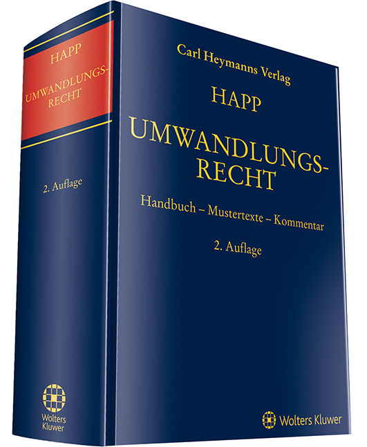 Cover: 9783452291967 | Umwandlungsrecht | Handbuch - Mustertexte - Kommentar | Buch | 1784 S.