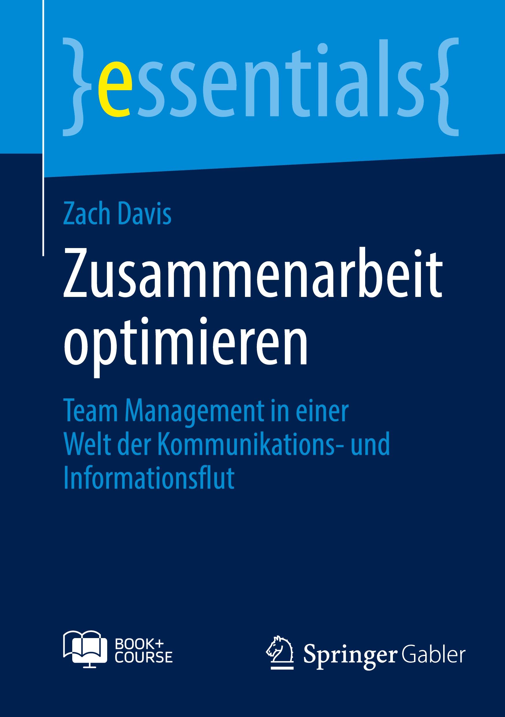 Cover: 9783658411992 | Zusammenarbeit optimieren | Zach Davis | Bundle | Paperback | Deutsch