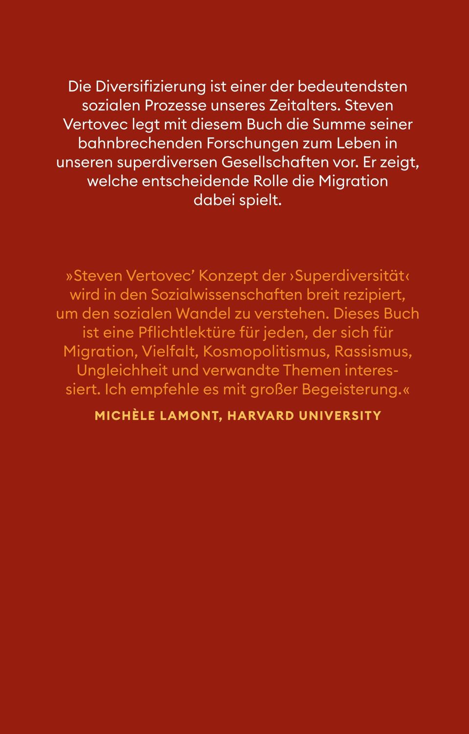 Rückseite: 9783518588154 | Superdiversität | Steven Vertovec | Buch | 364 S. | Deutsch | 2024