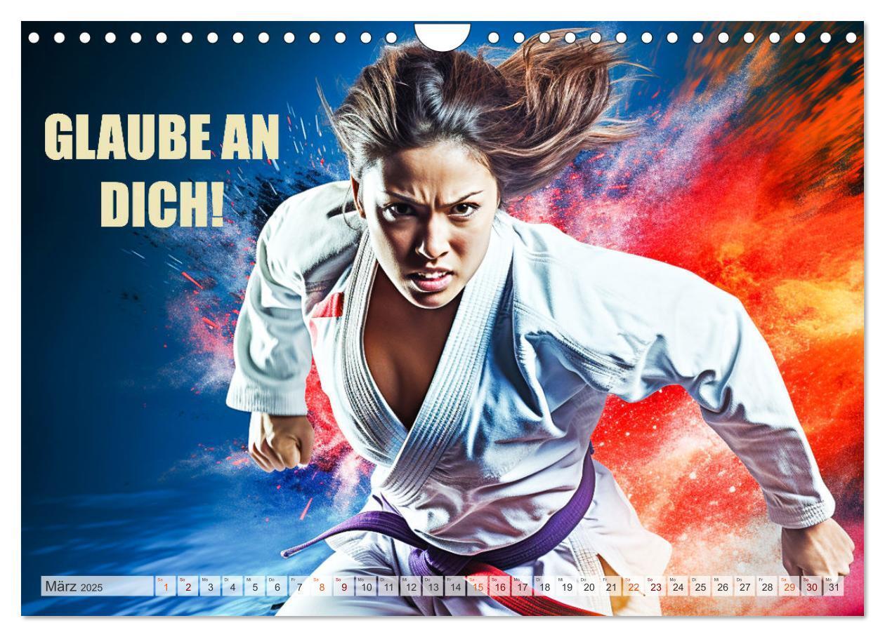 Bild: 9783383845895 | Judo und Motivation (Wandkalender 2025 DIN A4 quer), CALVENDO...