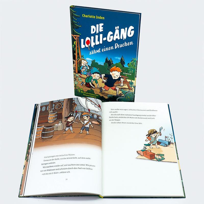 Bild: 9783446279254 | Die Lolli-Gäng zähmt einen Drachen | Charlotte Inden | Buch | 112 S.