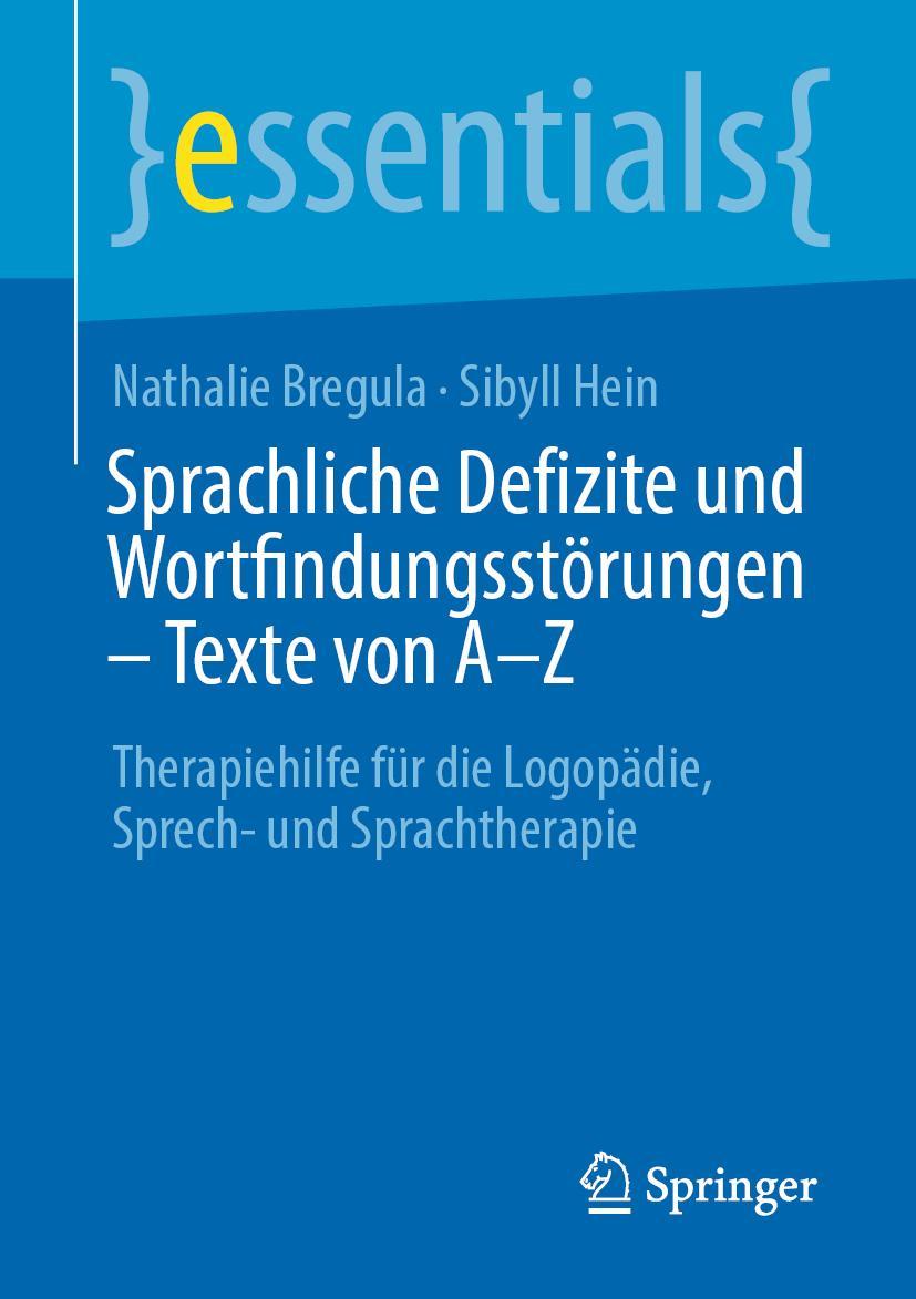 Cover: 9783662663462 | Sprachliche Defizite und Wortfindungsstörungen - Texte von A-Z | Buch