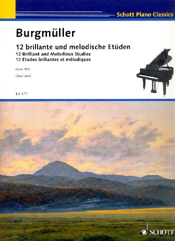 Cover: 9790001031110 | Etudes Opus 105 | op. 105. Klavier., Edition Schott | Burgmüller