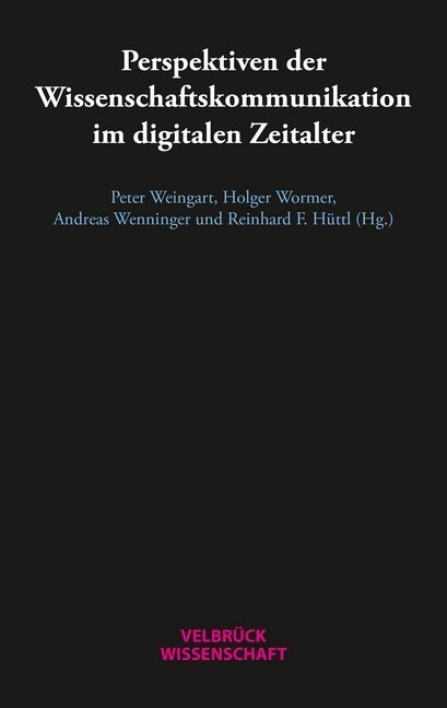 Cover: 9783958321175 | Perspektiven der Wissenschaftskommunikation im digitalen Zeitalter