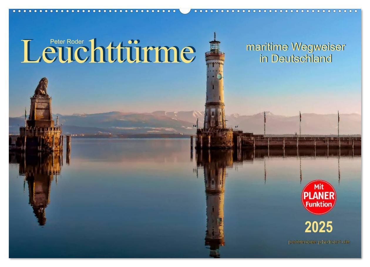 Cover: 9783435560042 | Leuchttürme - maritime Wegweiser in Deutschland (Wandkalender 2025...