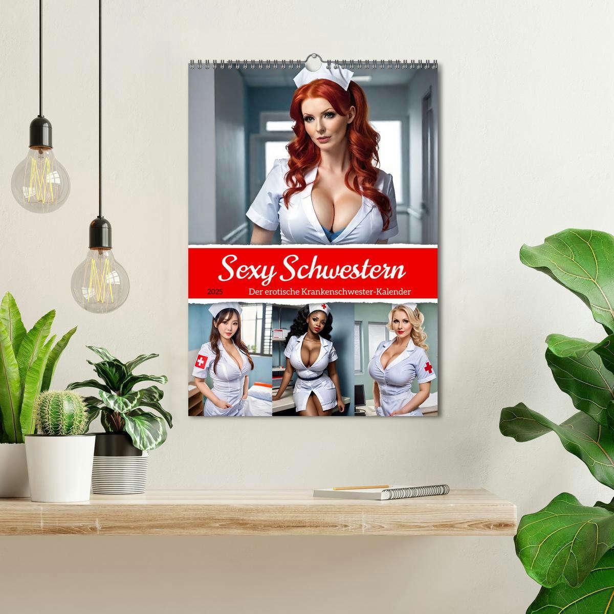 Bild: 9783383967849 | Sexy Schwestern (Wandkalender 2025 DIN A3 hoch), CALVENDO...