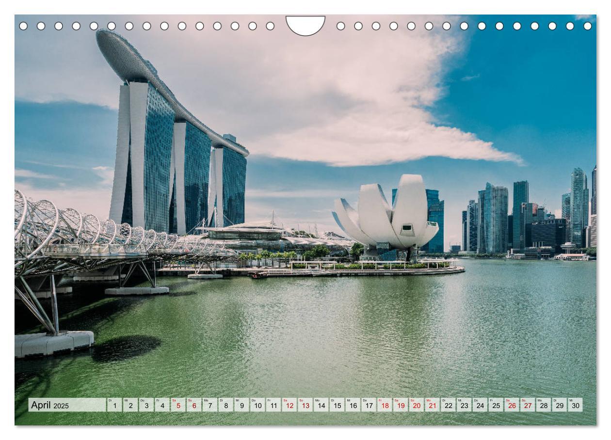 Bild: 9783435326990 | Singapur entdecken (Wandkalender 2025 DIN A4 quer), CALVENDO...