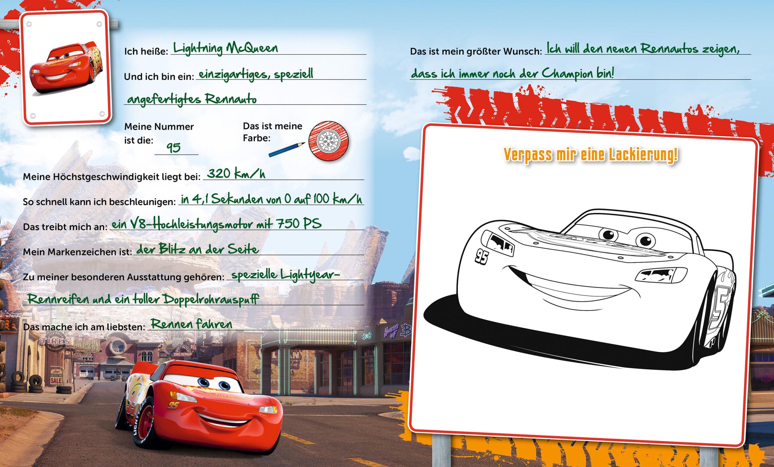 Bild: 9783833234958 | Disney Cars 3: Meine Freunde | Freundebuch | Buch | 80 S. | Deutsch