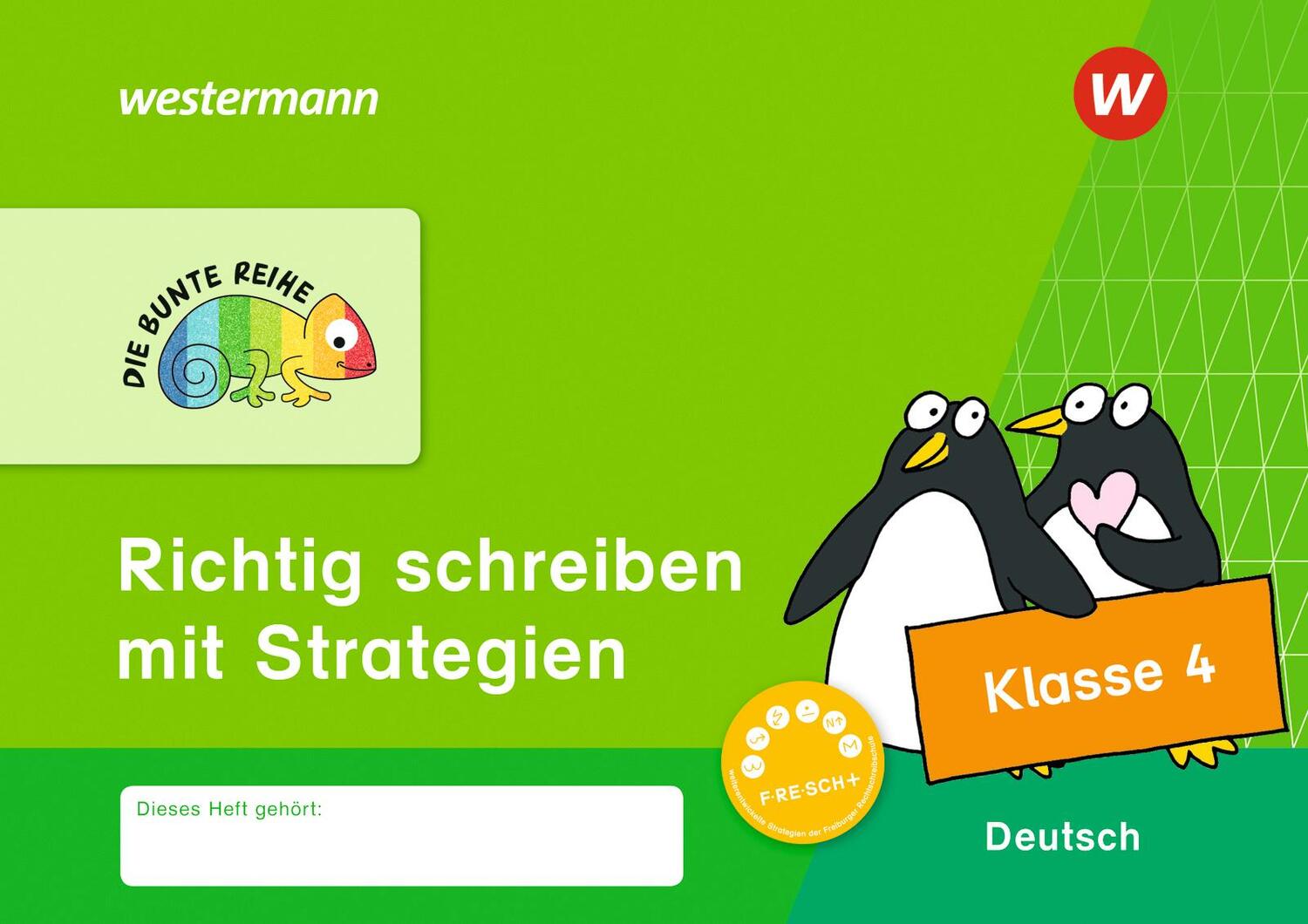 Cover: 9783141172362 | DIE BUNTE REIHE - Deutsch. Klasse 4. Richtig schreiben mit Strategien