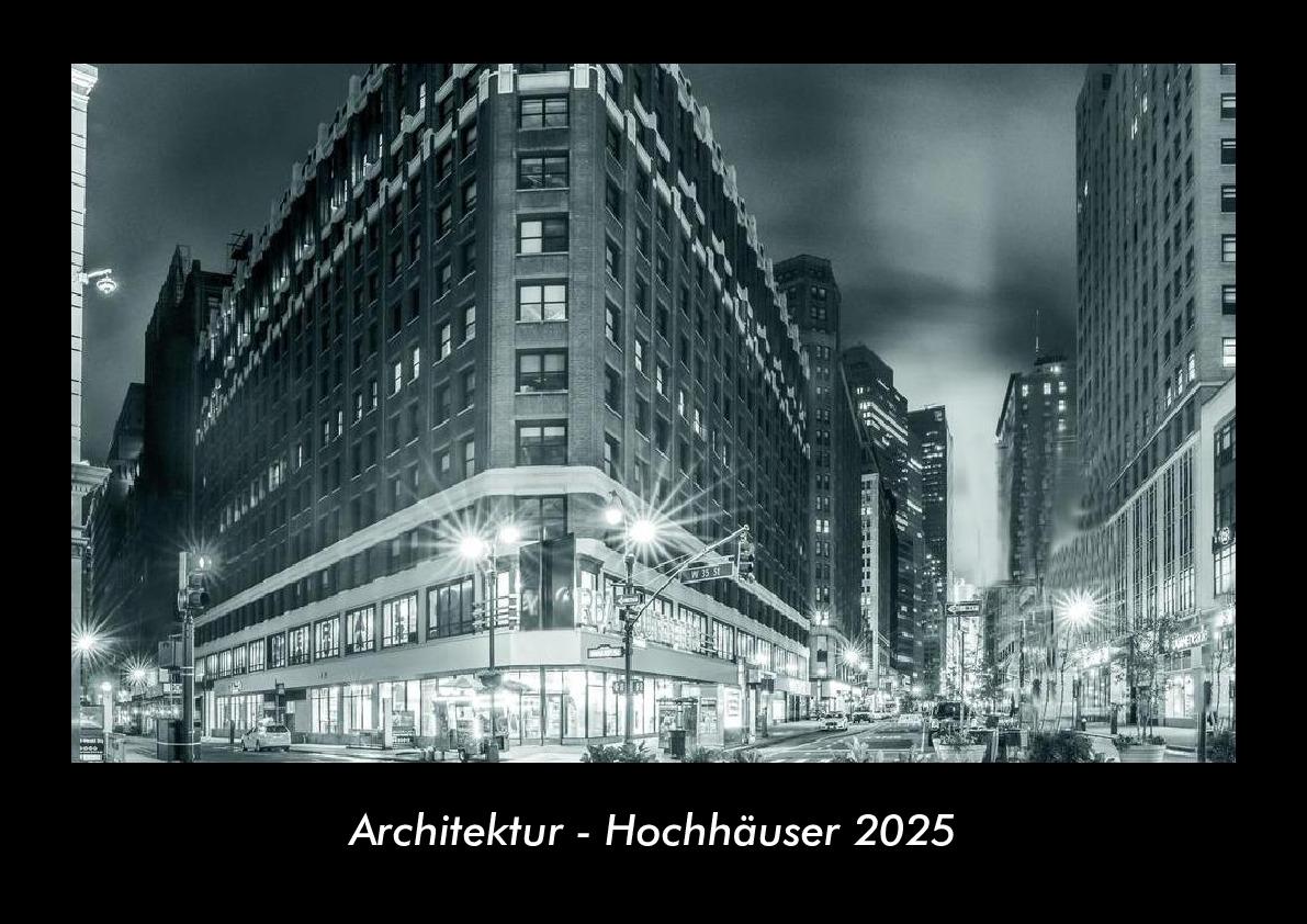 Cover: 9783755984634 | Architektur - Hochhäuser 2025 Fotokalender DIN A3 | Tobias Becker