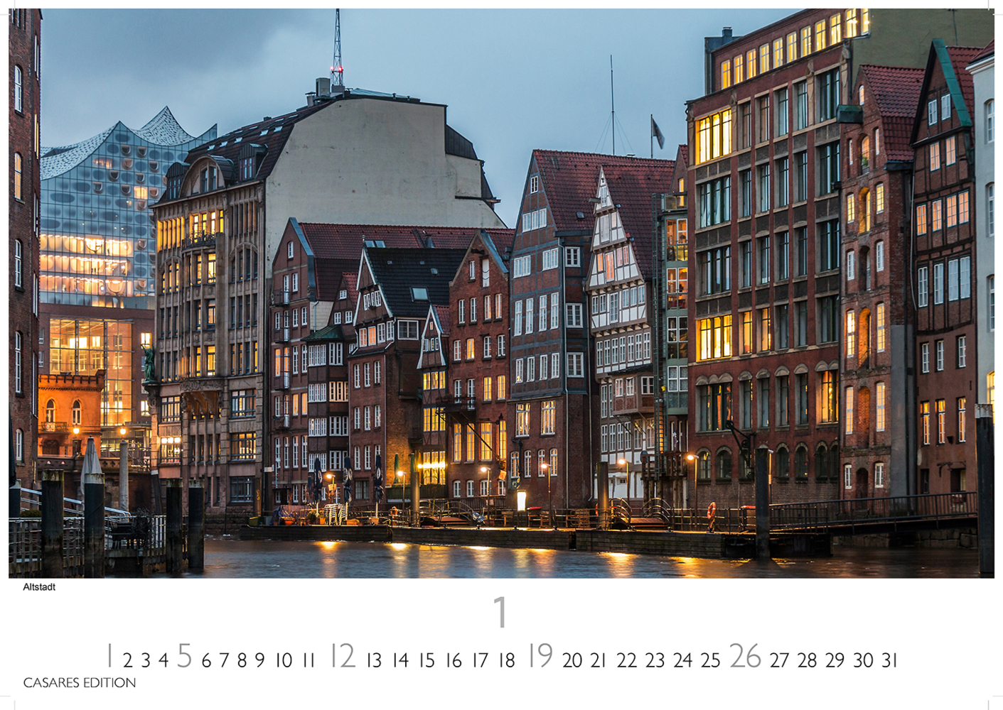 Bild: 9781835242964 | Hamburg 2025 L 35x50cm | Kalender | 14 S. | Deutsch | 2025