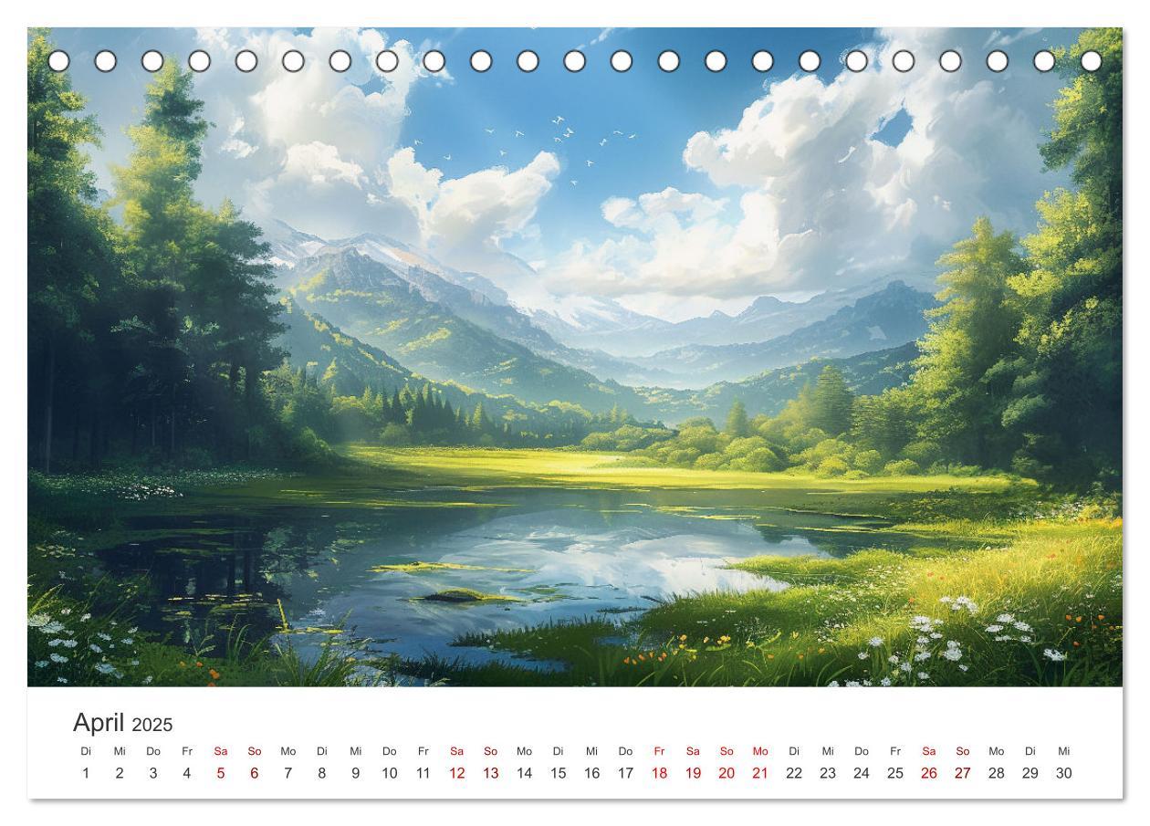 Bild: 9783383786235 | Anime - Welten: Eine Reise durch verträumte Welten (Tischkalender...