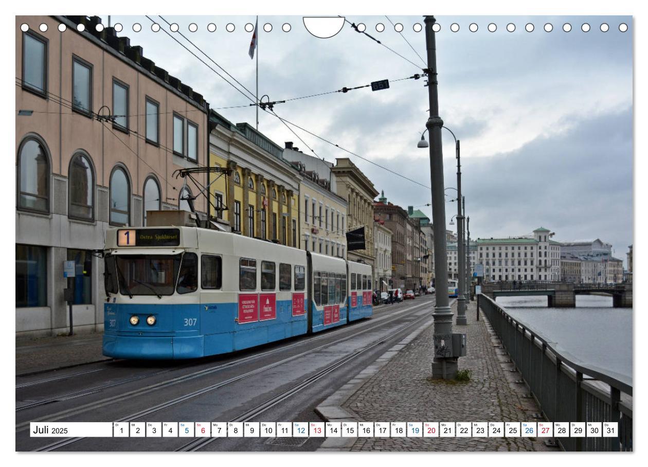 Bild: 9783435332519 | Die Göteborger Straßenbahn (Wandkalender 2025 DIN A4 quer),...