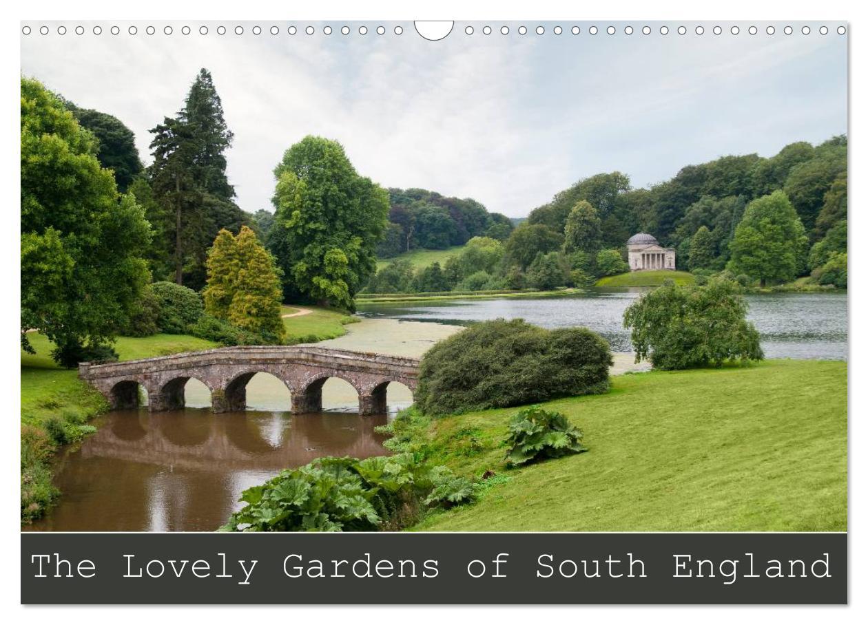 Cover: 9781325964741 | The Lovely Gardens of South England (Wall Calendar 2025 DIN A3...