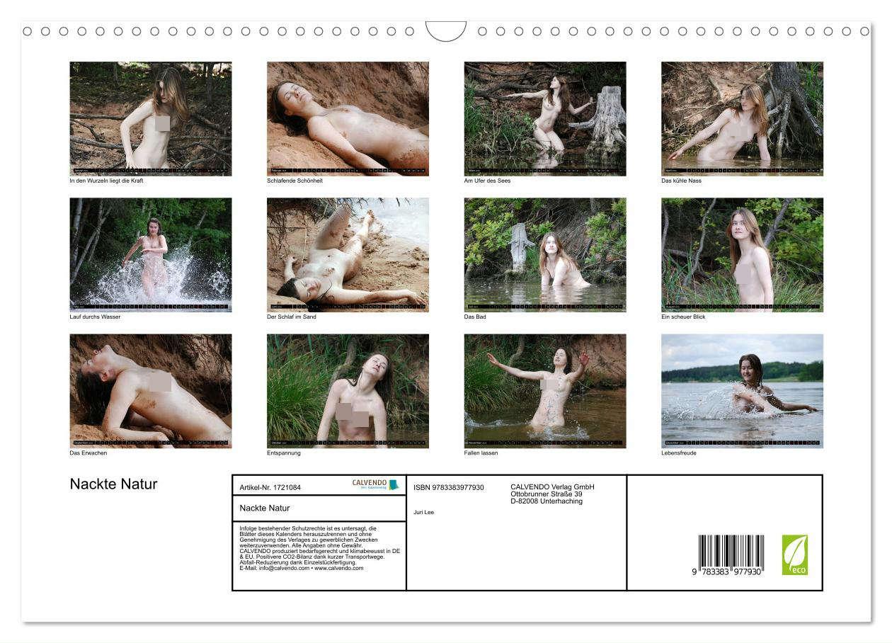 Bild: 9783383977930 | Nackte Natur (Wandkalender 2025 DIN A3 quer), CALVENDO Monatskalender