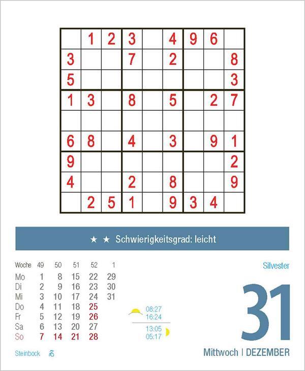 Bild: 9783731877370 | Sudoku 2025 | Verlag Korsch | Kalender | 328 S. | Deutsch | 2025