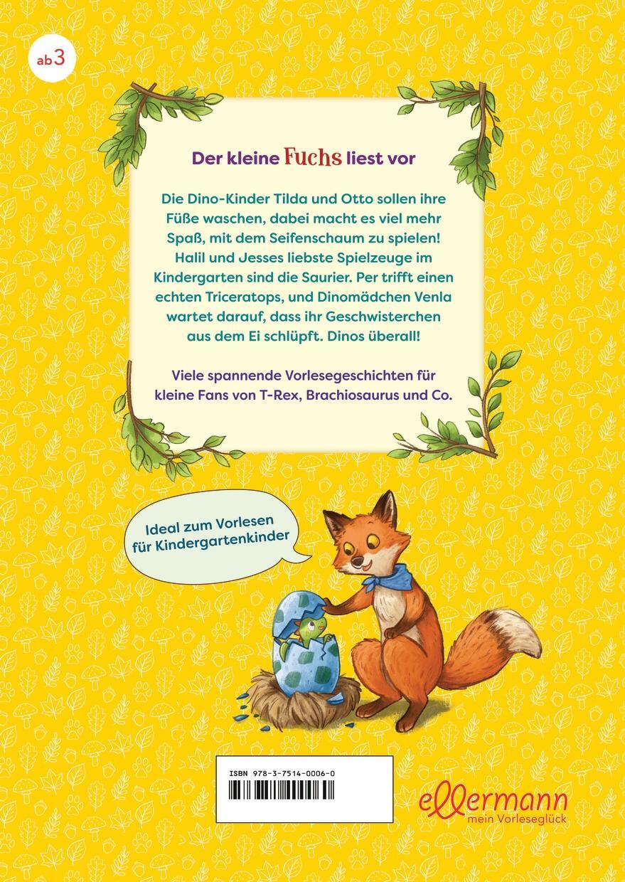 Rückseite: 9783751400060 | Der kleine Fuchs liest vor. Die Dinos sind los! | Jasmin Schaudinn